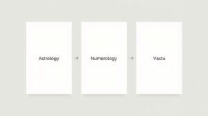 Choosing between astrology, numerology, and vastu sessions.